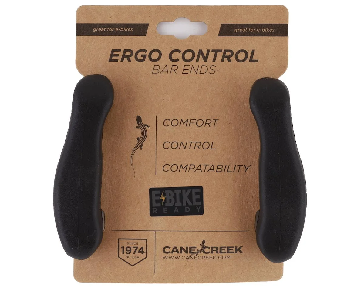 Cane Creek Ergo Control Bar Ends (Black) (Pair) - view 2